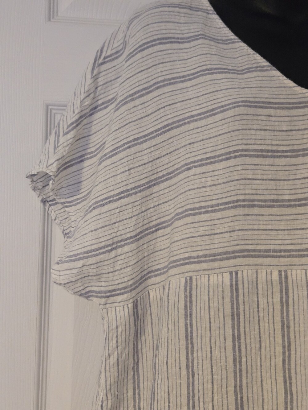 Eileen Fisher Sleepwear By Garnet Hill 100% Organic Linen Sleep Dress XL - Picture 4 of 7